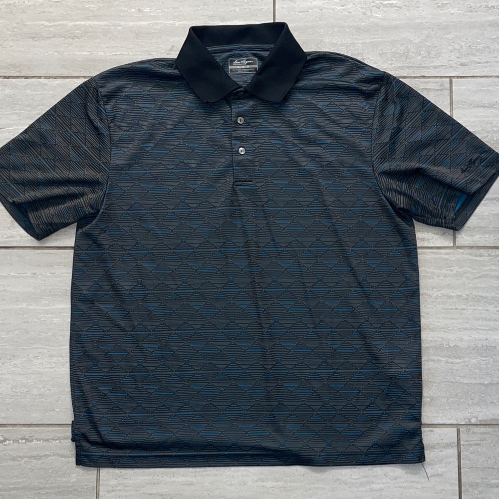 Ben Hogan Performance Black and Blue Polo Shirt